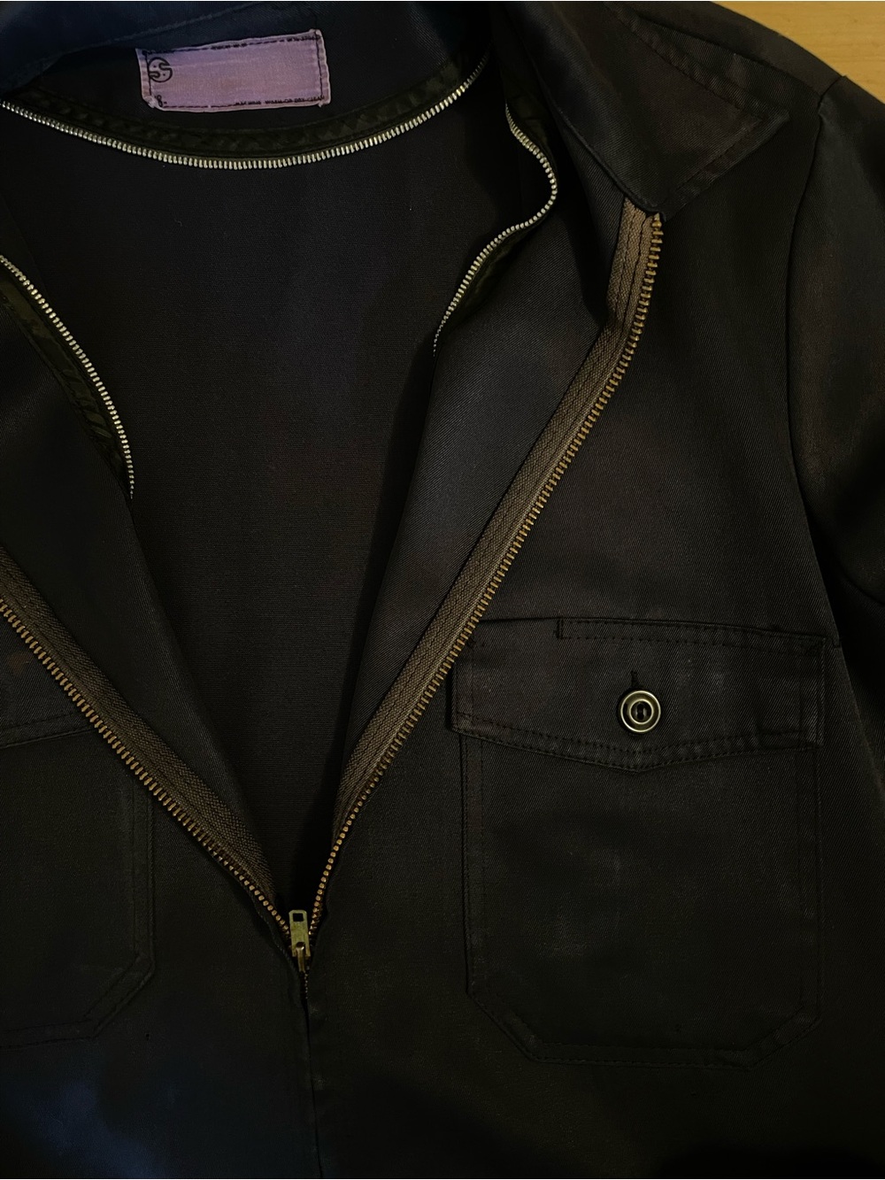 1950-60s Gabardine “Ricky” Jacket - Picture 8 of 10
